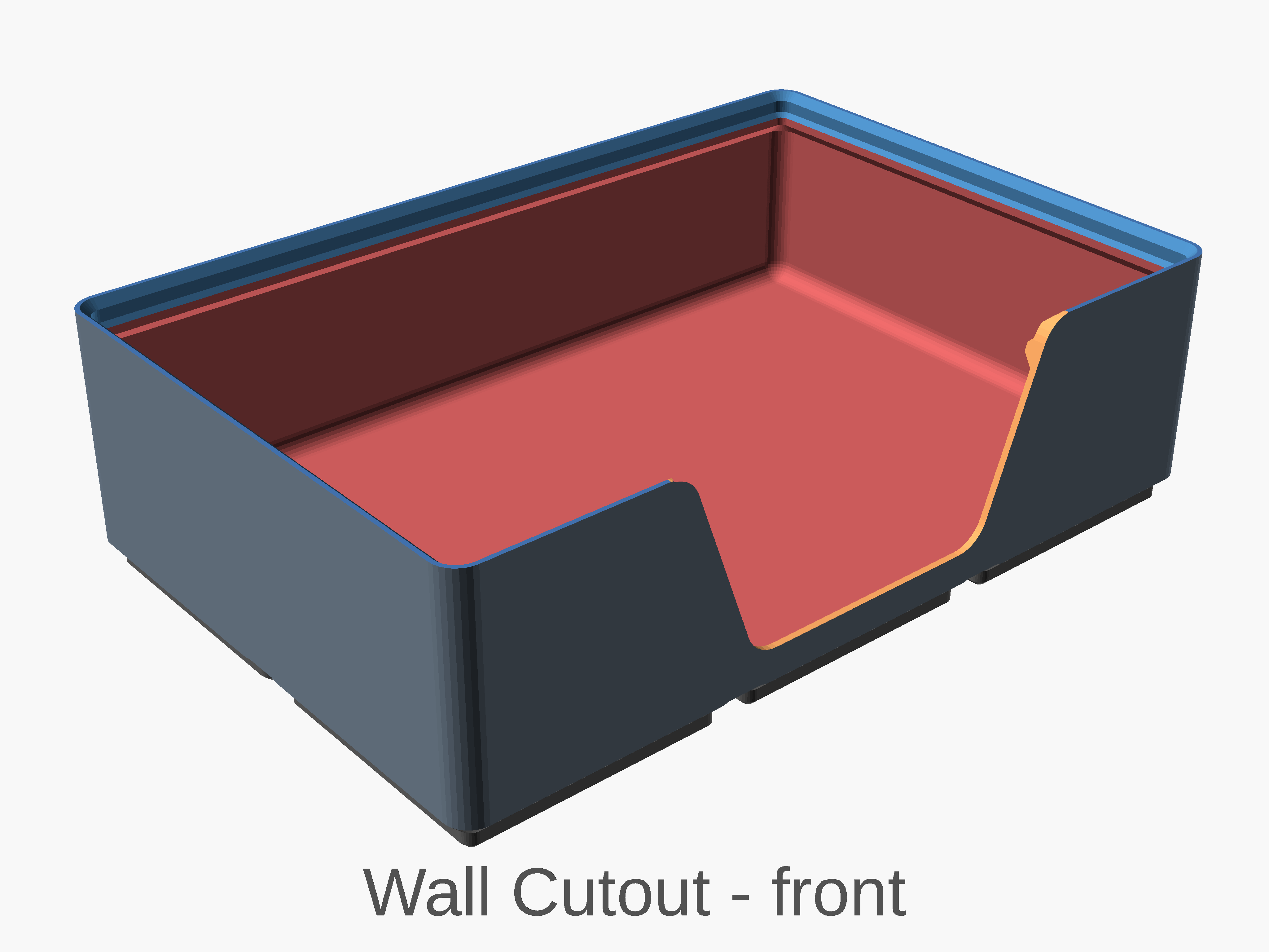 OpenSCAD Wall Cutout
