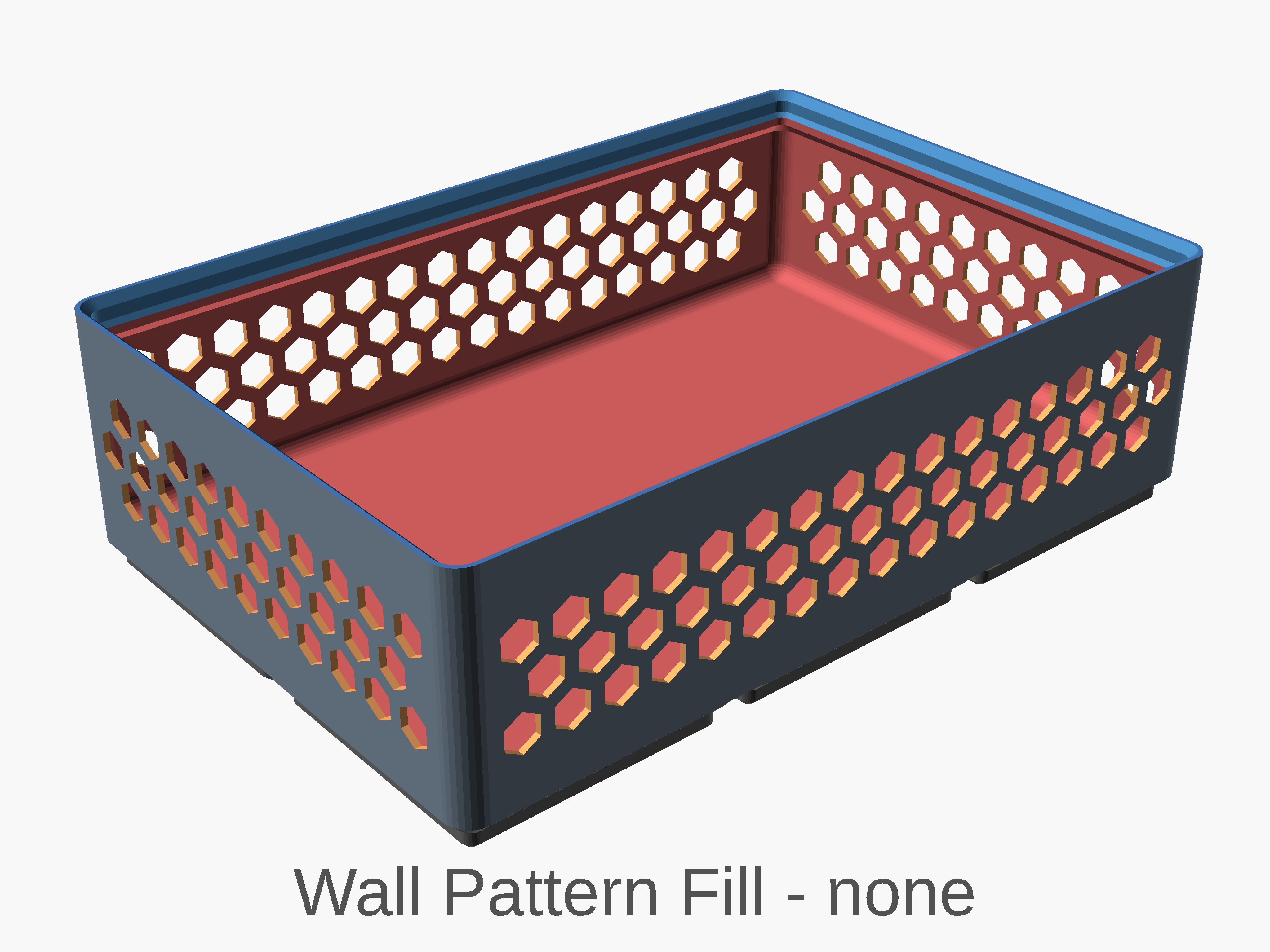 OpenSCAD base wallpattern fill