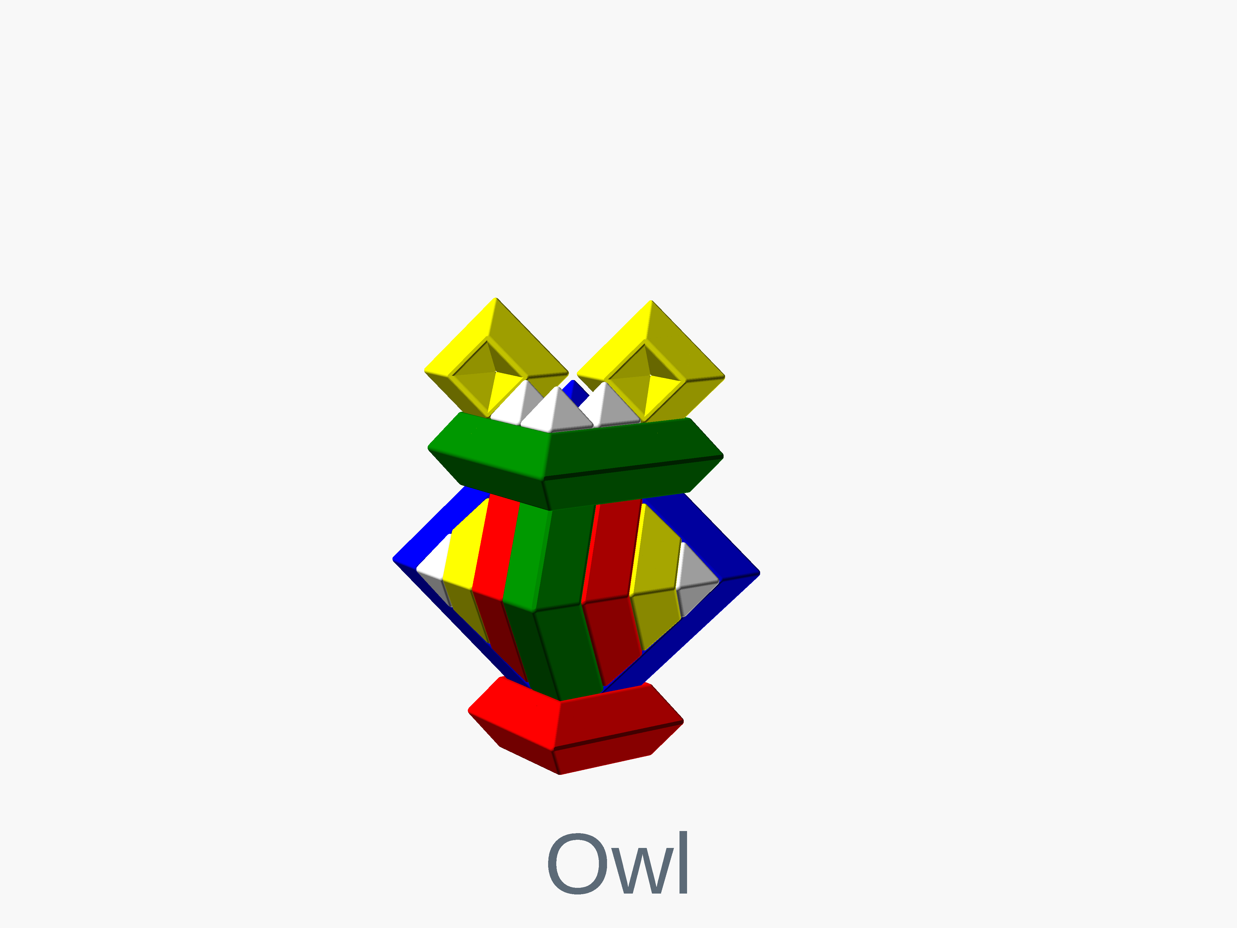Octahedron owl