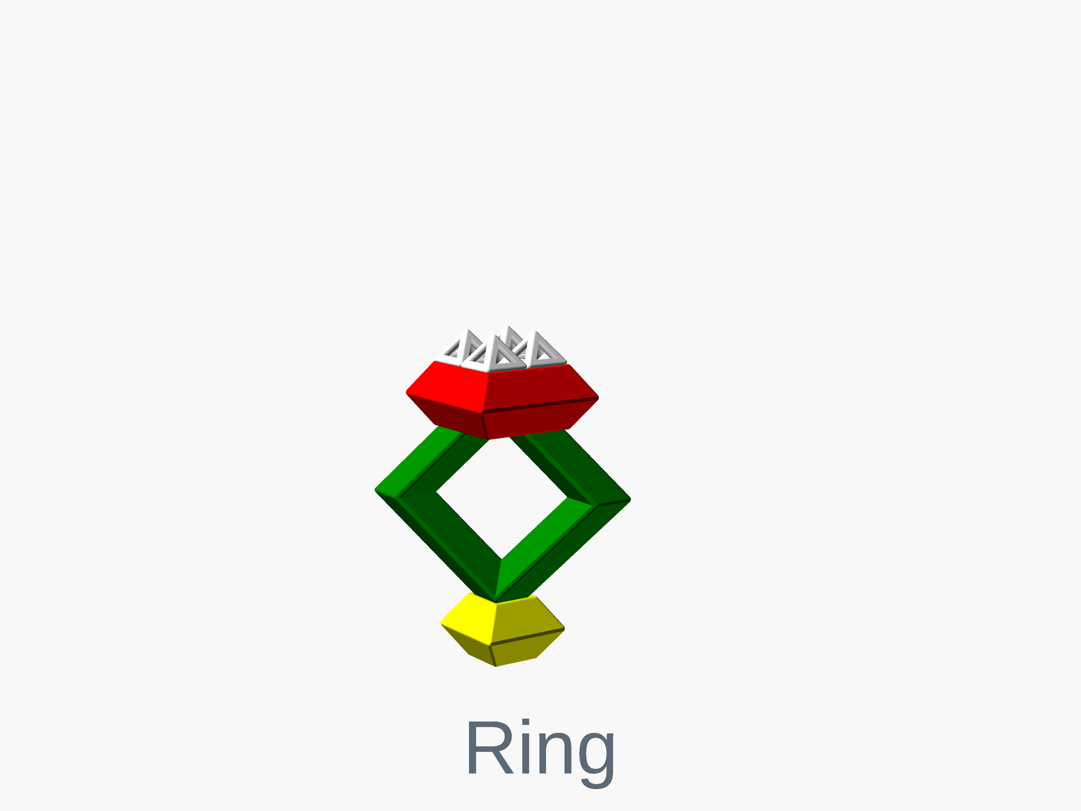 Octahedron ring