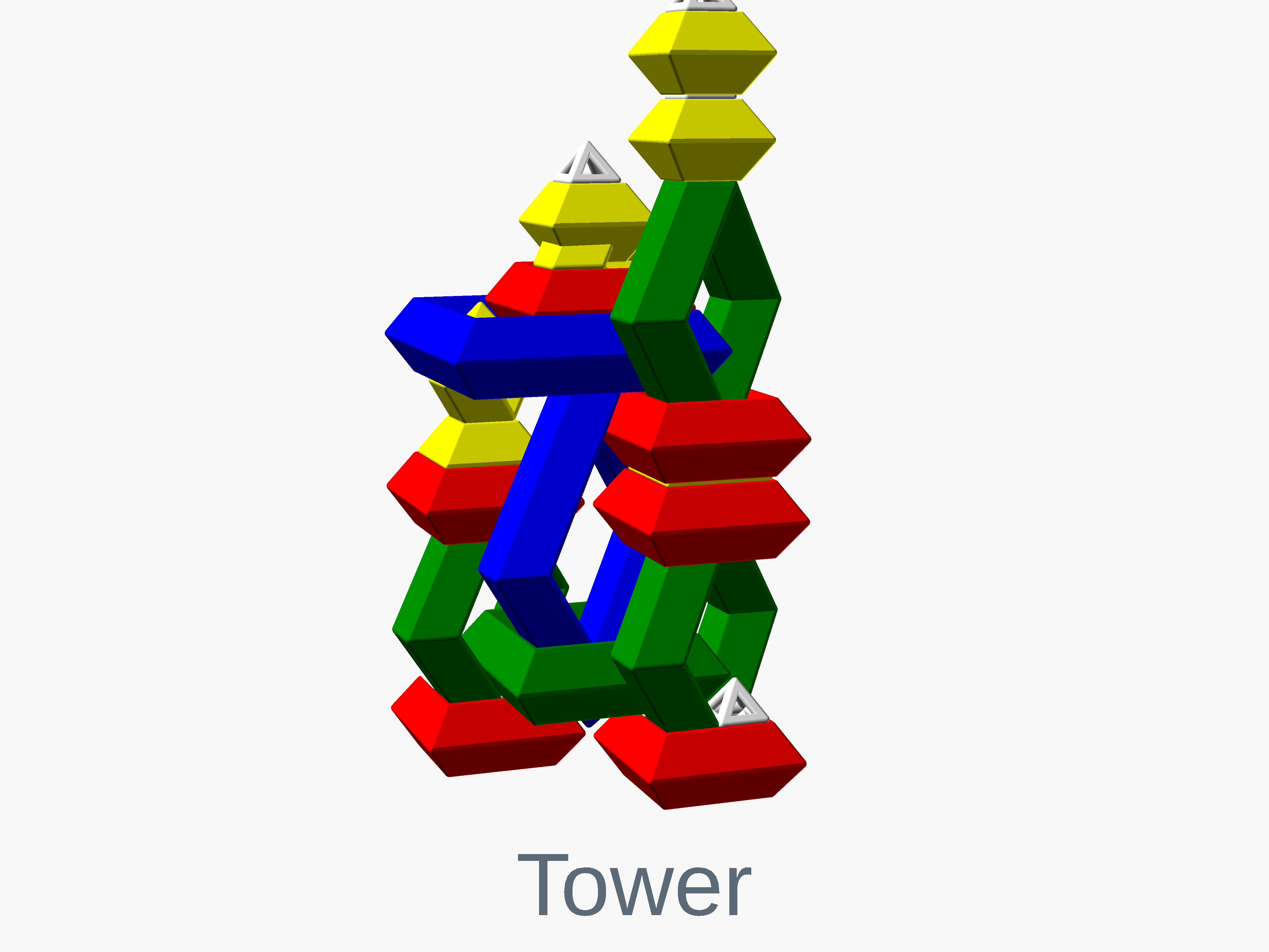 Octahedron tower