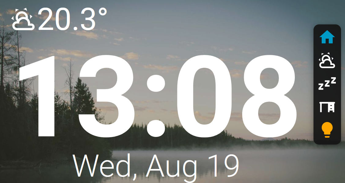 View Assist dashboard running on an Amazon Echo Show 5 Gen 2